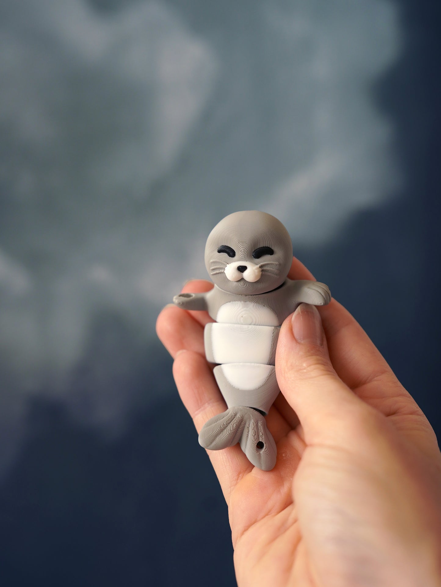 Porte-clés magnétique Flexi, le Phoque