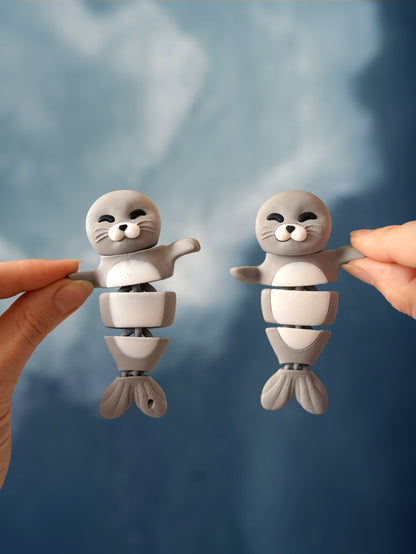 Porte-clés magnétique Flexi, le Phoque