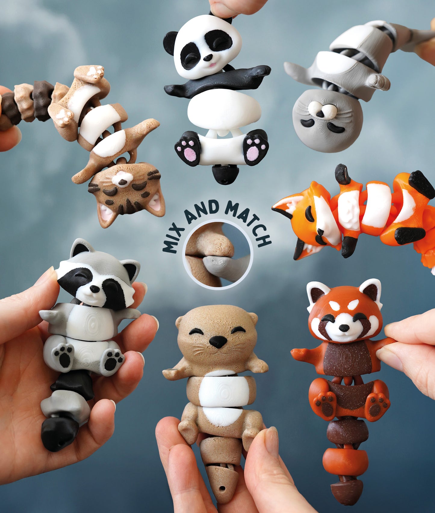 Porte-clés magnétique Flexi, le Phoque