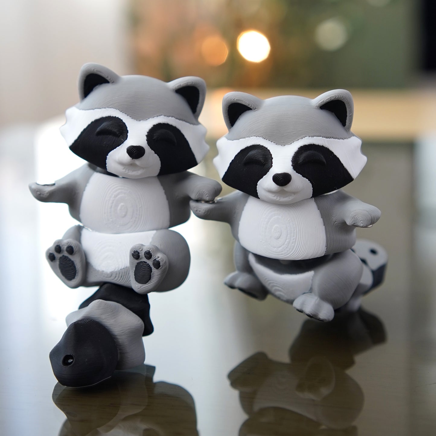 Flexi Magnetic Keyring, the Raccoon