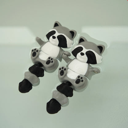 Flexi Magnetic Keyring, the Raccoon