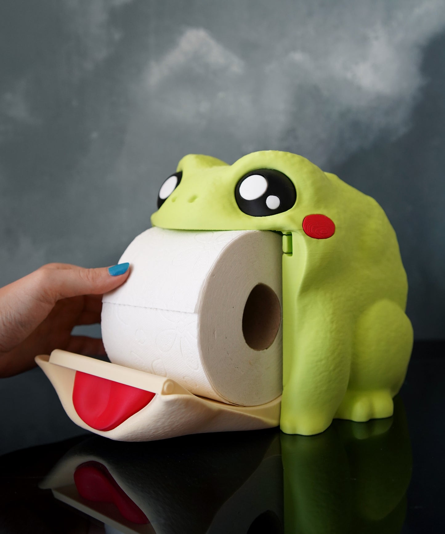 Croa the Frog Toilet Paper Dispenser