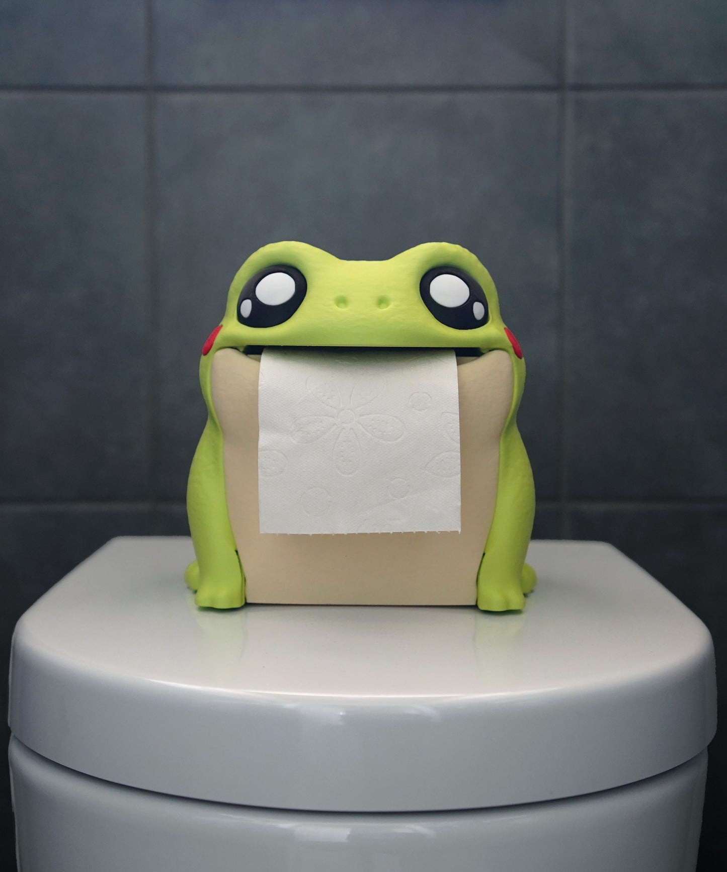 Croa the Frog Toilet Paper Dispenser