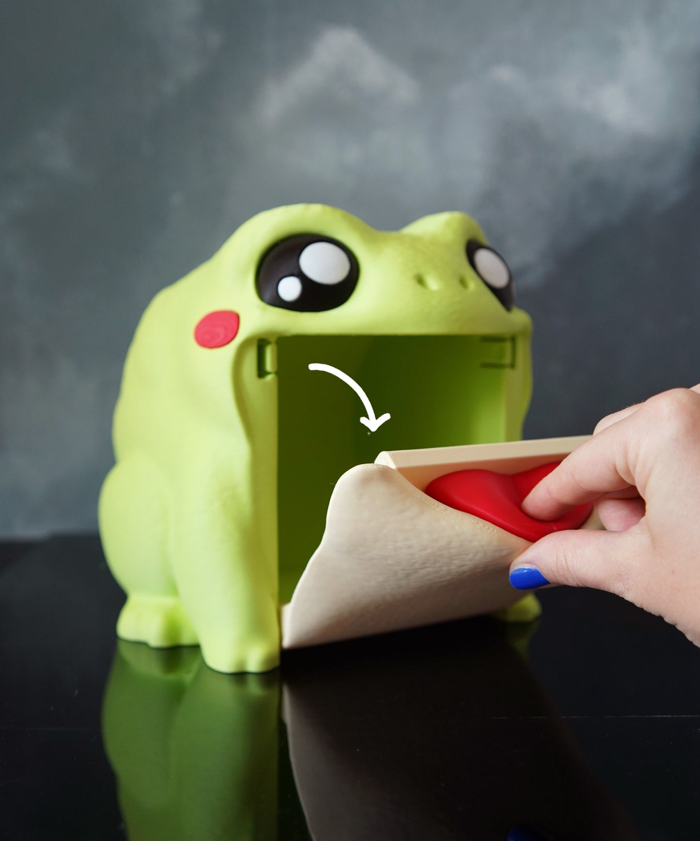 Croa the Frog Toilet Paper Dispenser