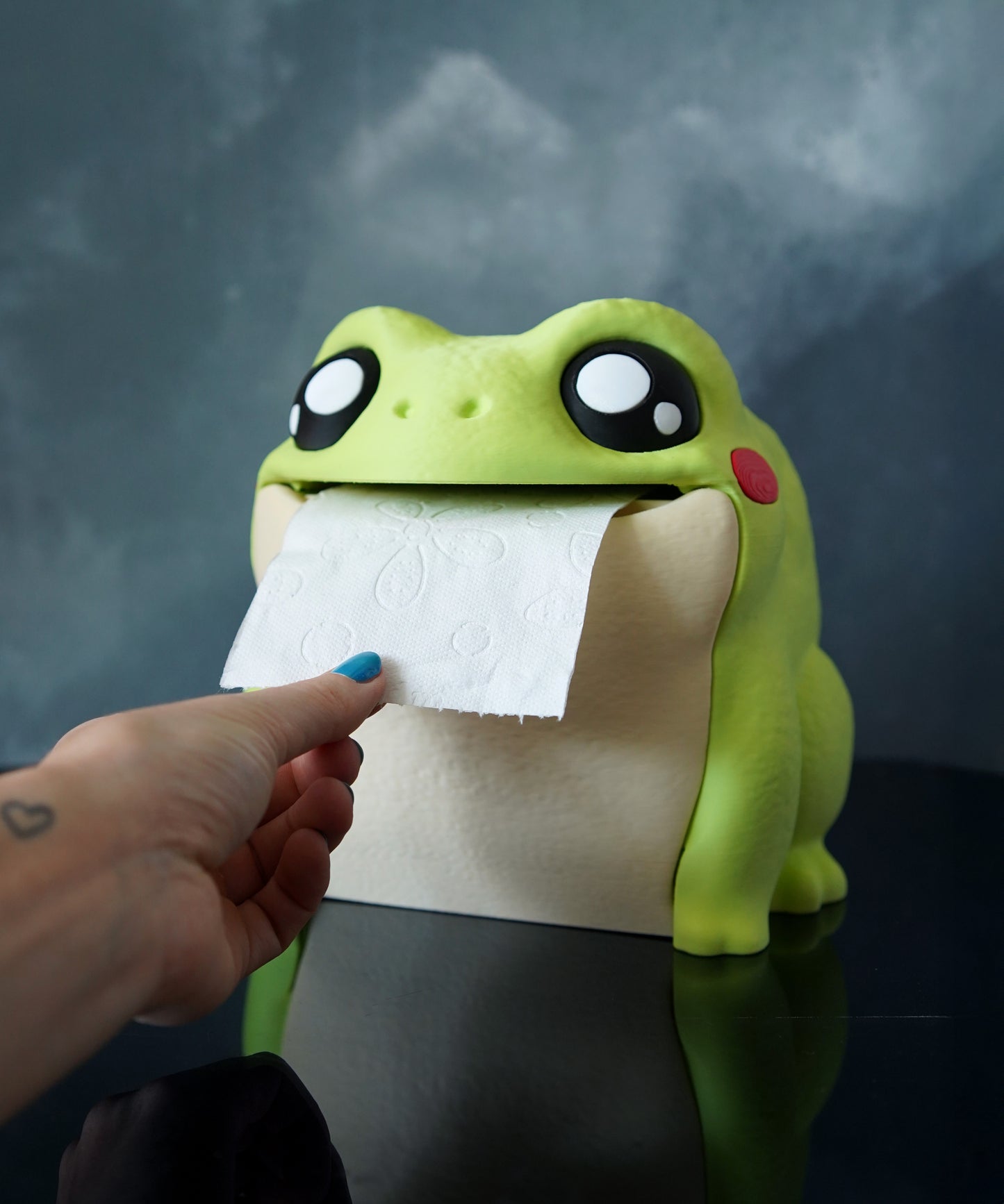 Croa the Frog Toilet Paper Dispenser