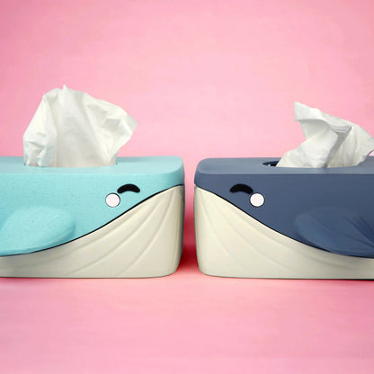 Housse de boîte à mouchoirs la baleine - Jagou Design – Créations artisanales uniques