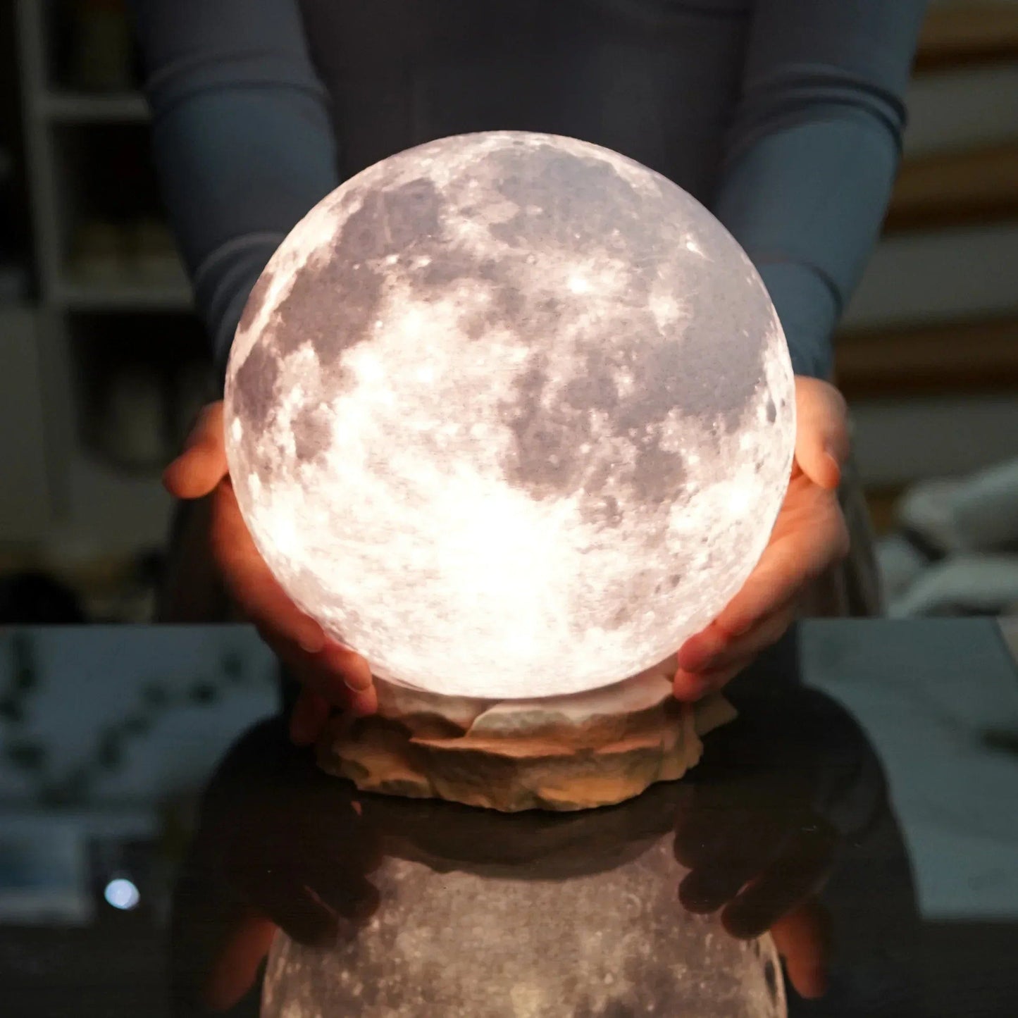 Lampe Lune - Jagou Design – Créations artisanales uniques