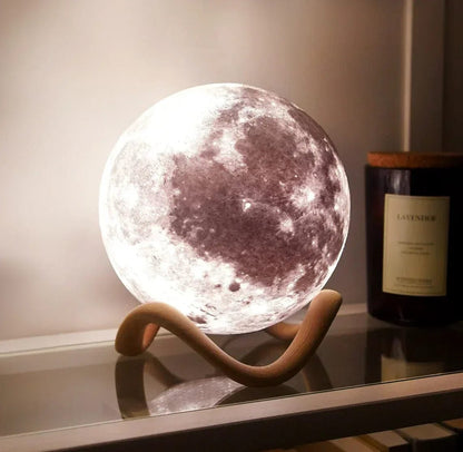 Lampe Lune - Jagou Design – Créations artisanales uniques