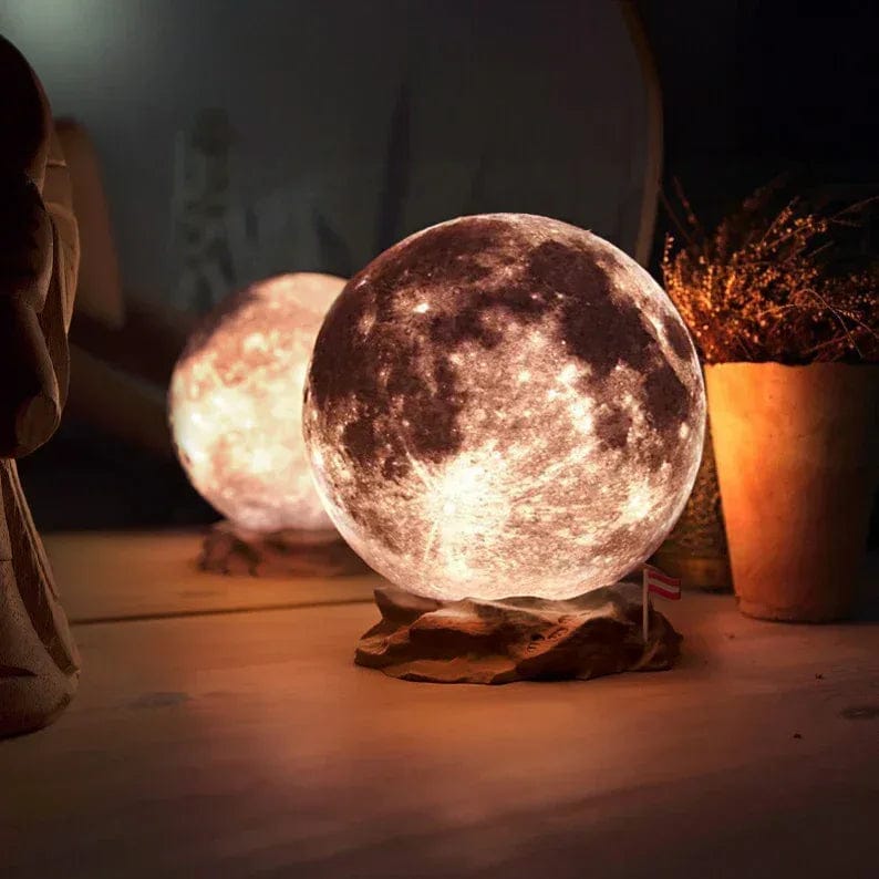 Lampe Lune - Jagou Design – Créations artisanales uniques