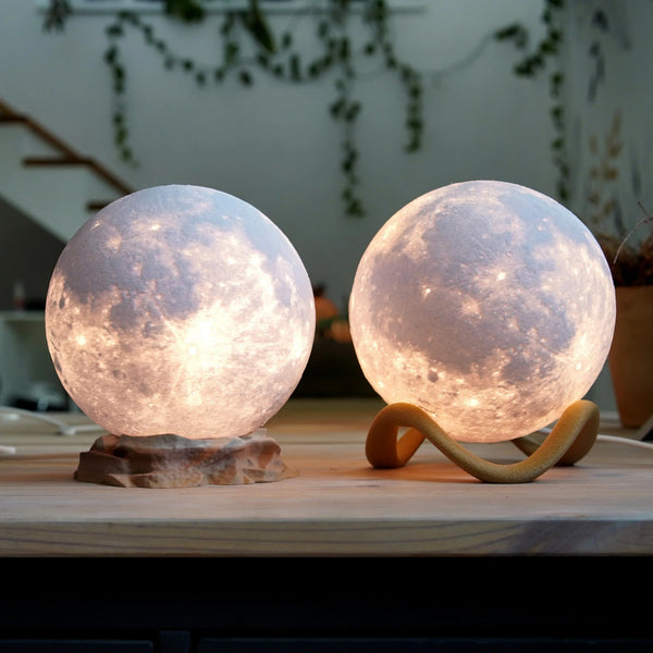 Lampe Lune - Jagou Design – Créations artisanales uniques