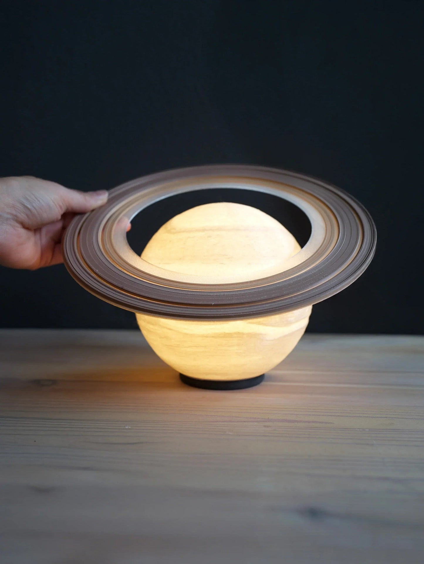 Lampe Saturne - Jagou Design – Créations artisanales uniques
