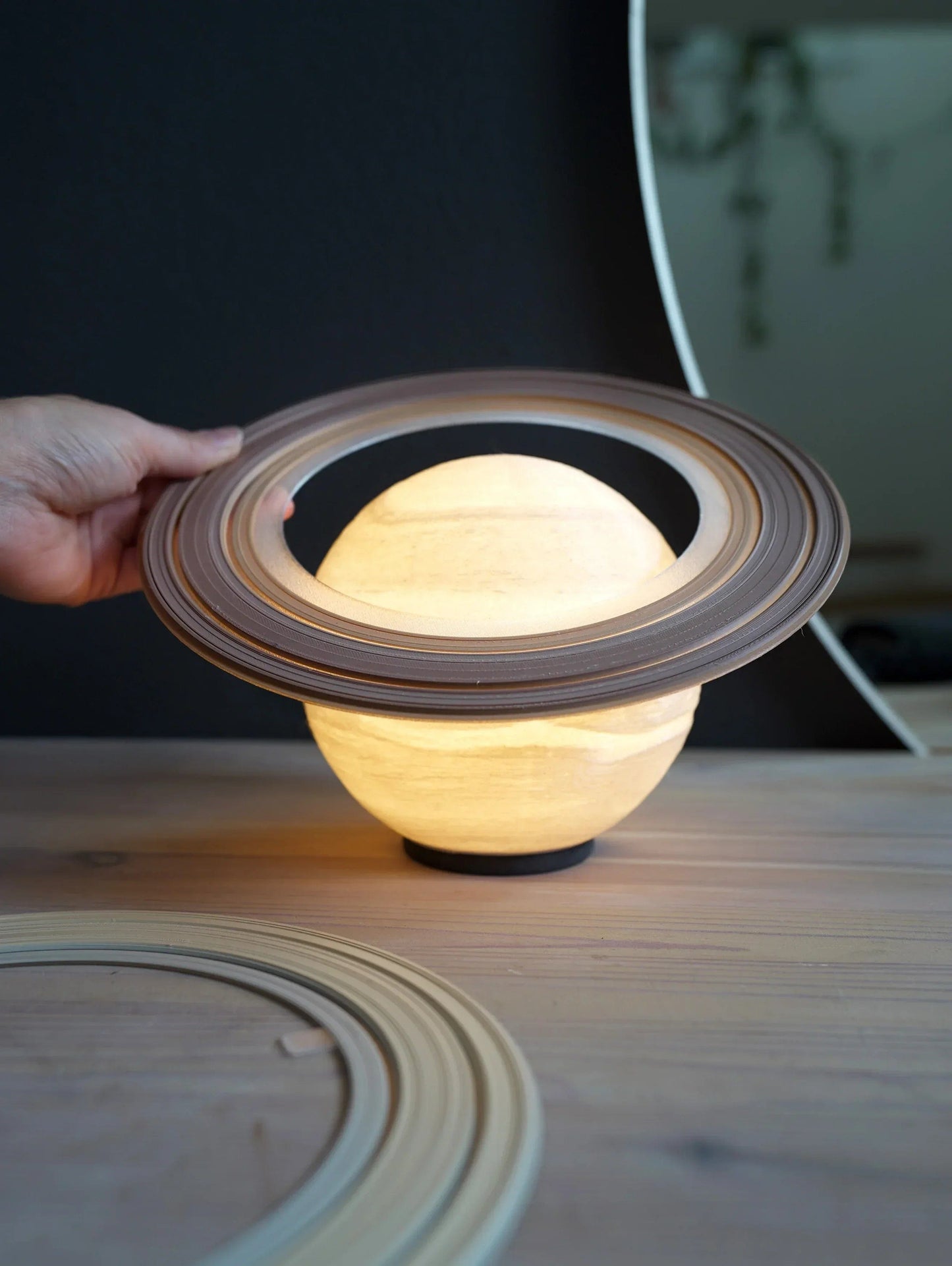 Lampe Saturne - Jagou Design – Créations artisanales uniques