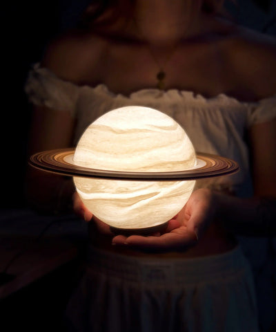 Saturn Lamp – Ringed Planet Mood Light & Gift