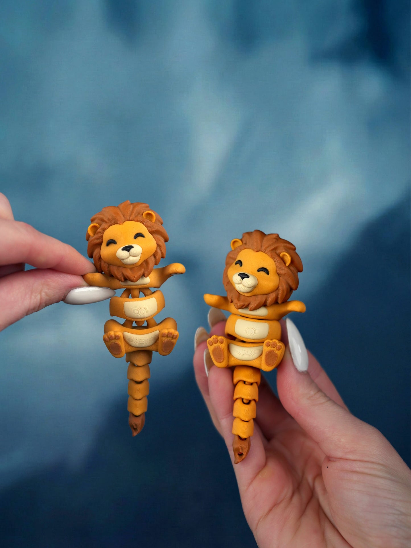 Flexi Lion Keychain – Anti-Stress Fidget Toy Gift
