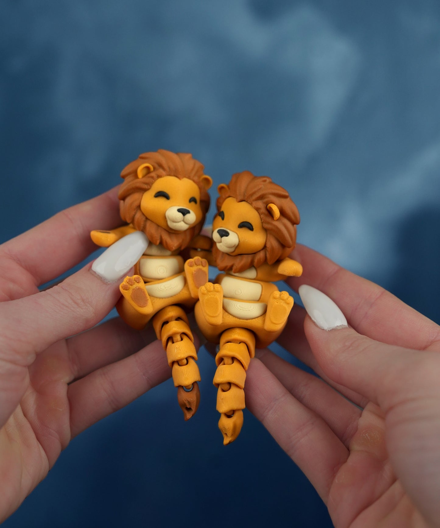 Flexi Lion Keychain – Anti-Stress Fidget Toy Gift