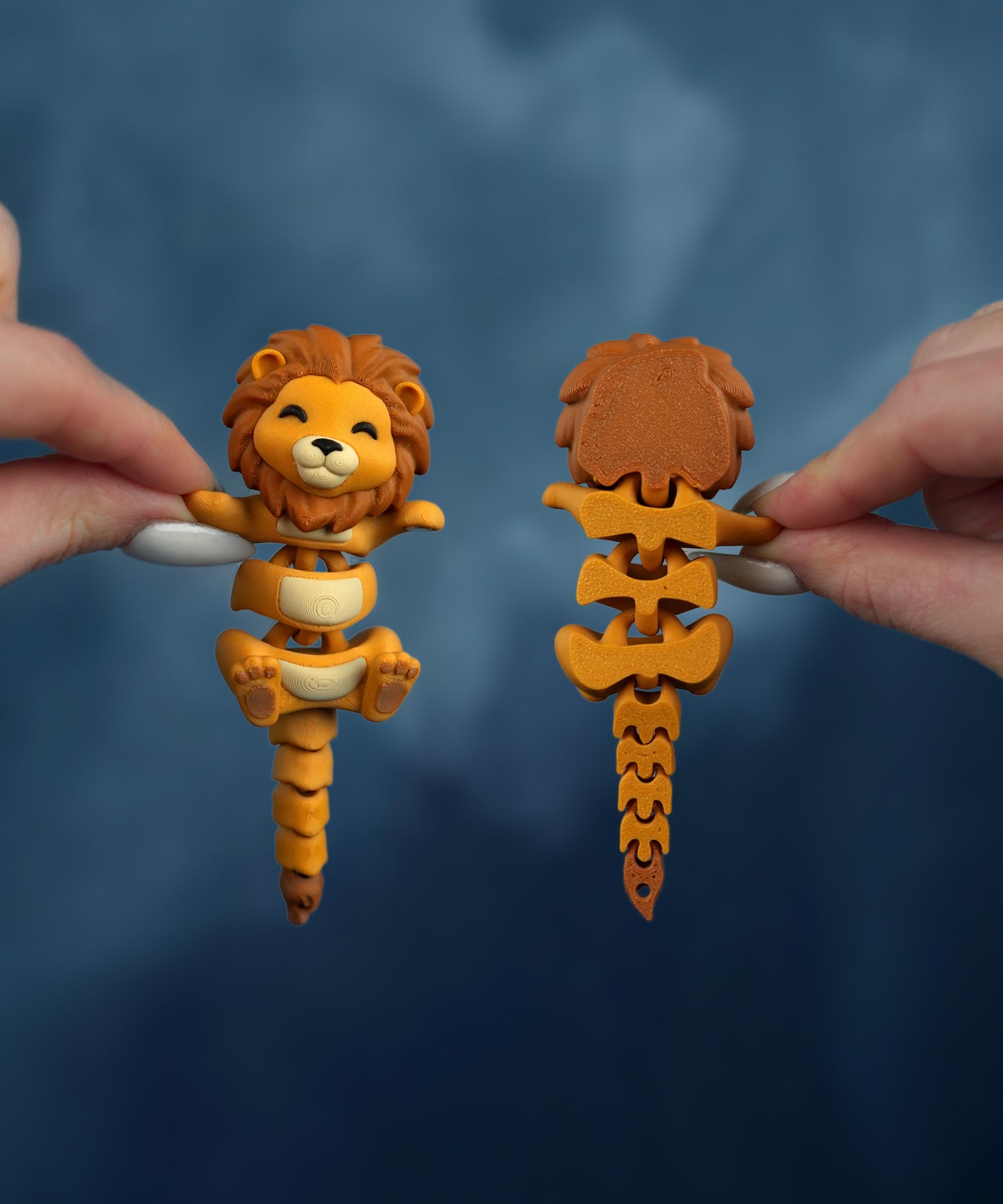 Flexi Lion Keychain – Anti-Stress Fidget Toy Gift