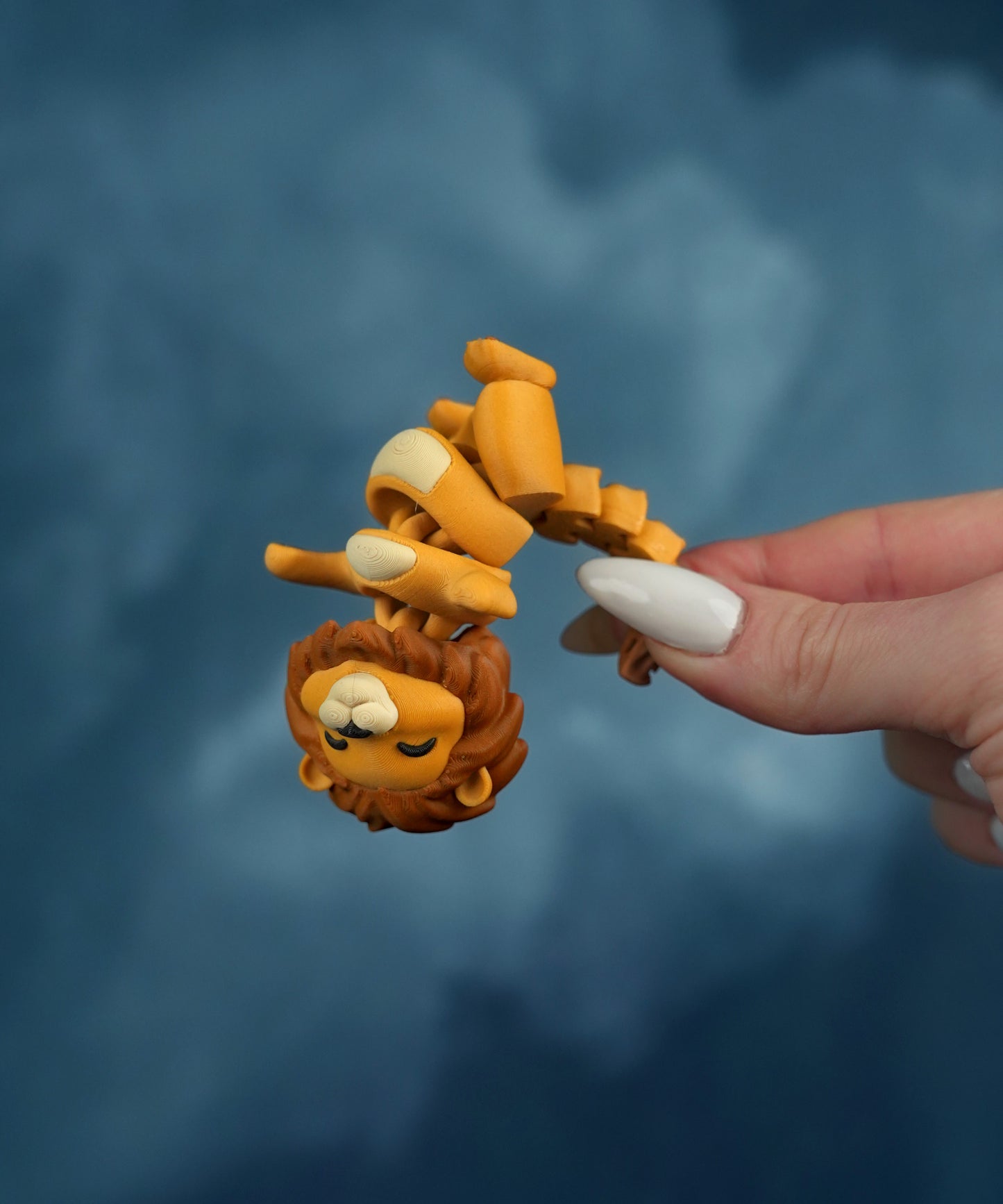 Flexi Lion Keychain – Anti-Stress Fidget Toy Gift