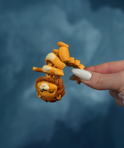 Flexi Lion Keychain – Anti-Stress Fidget Toy Gift