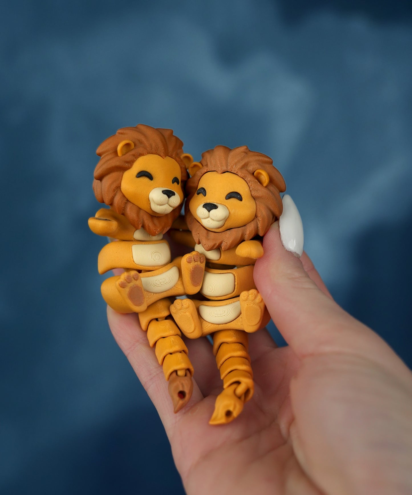 Flexi Lion Keychain – Anti-Stress Fidget Toy Gift