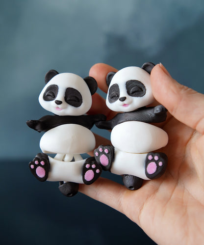 Porte-clés magnétique Flexi, le Panda