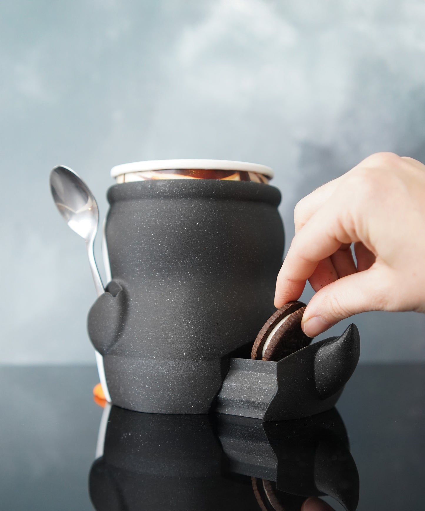 Snowflake the Penguin Ice Cream Holder