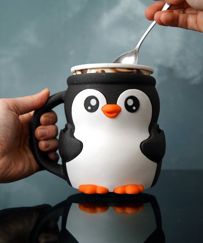 Snowflake the Penguin Ice Cream Holder