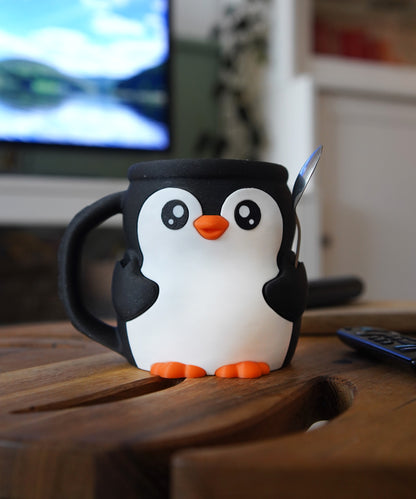 Snowflake the Penguin Ice Cream Holder