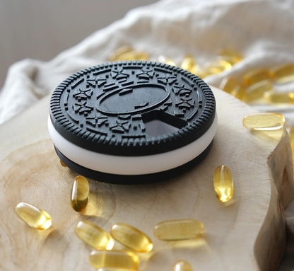 Pilulier Oreo Design - Jagou Design – Créations artisanales uniques