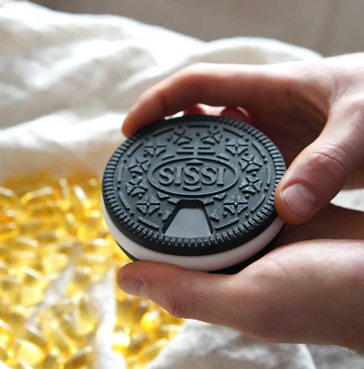 Pilulier Oreo Design - Jagou Design – Créations artisanales uniques
