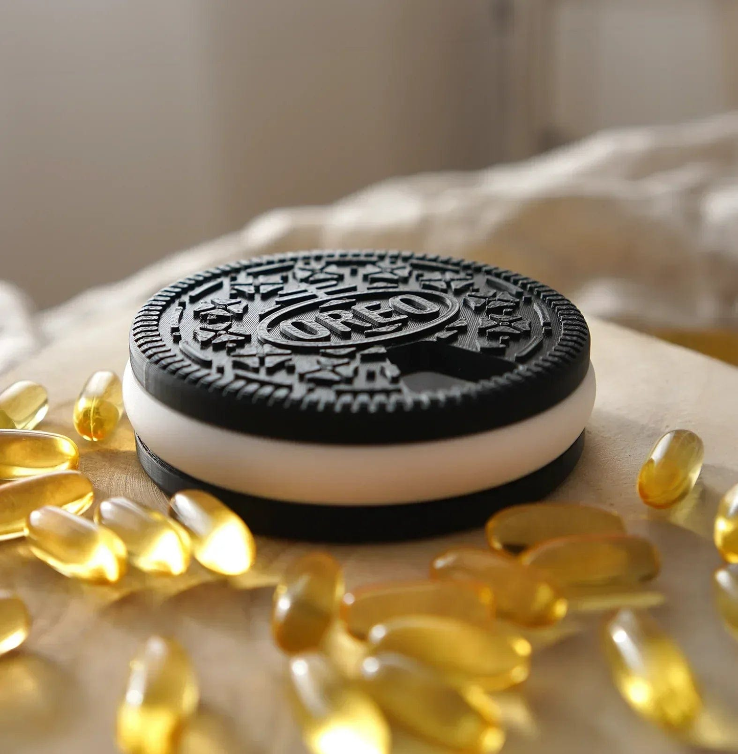 Pilulier Oreo Design - Jagou Design – Créations artisanales uniques