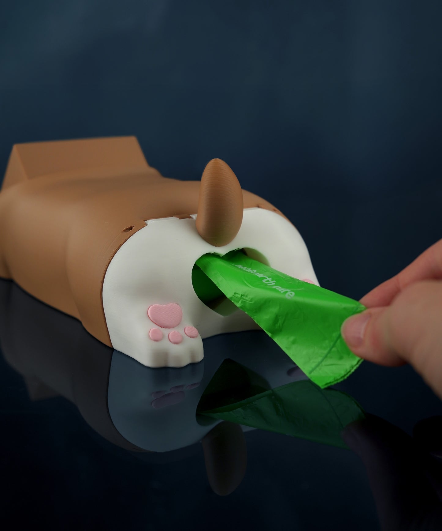 Distributeur de sacs à crottes 3D | 5 rouleaux