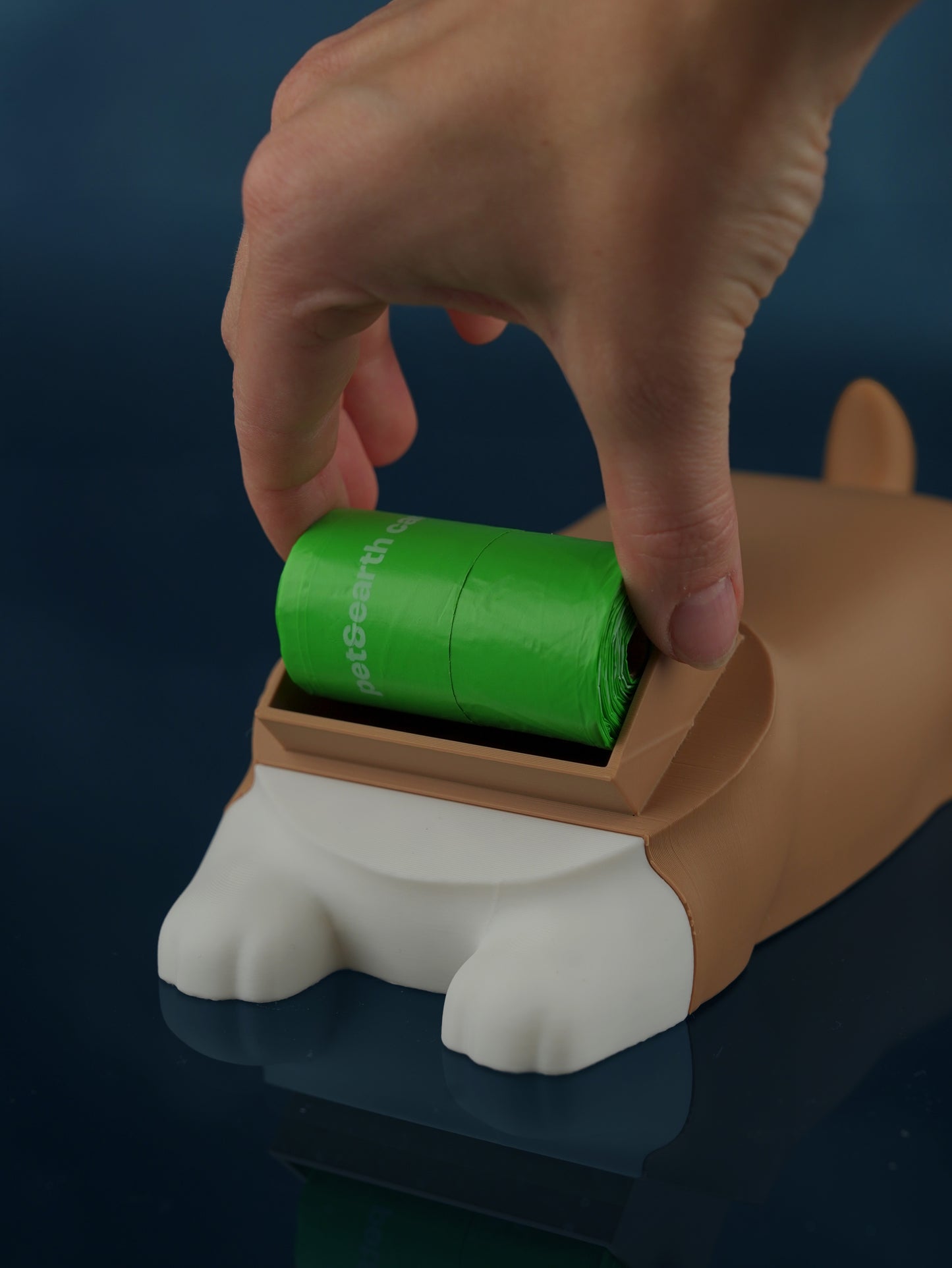 Distributeur de sacs à crottes 3D | 5 rouleaux