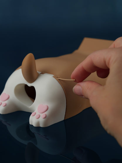 Distributeur de sacs à crottes 3D | 5 rouleaux