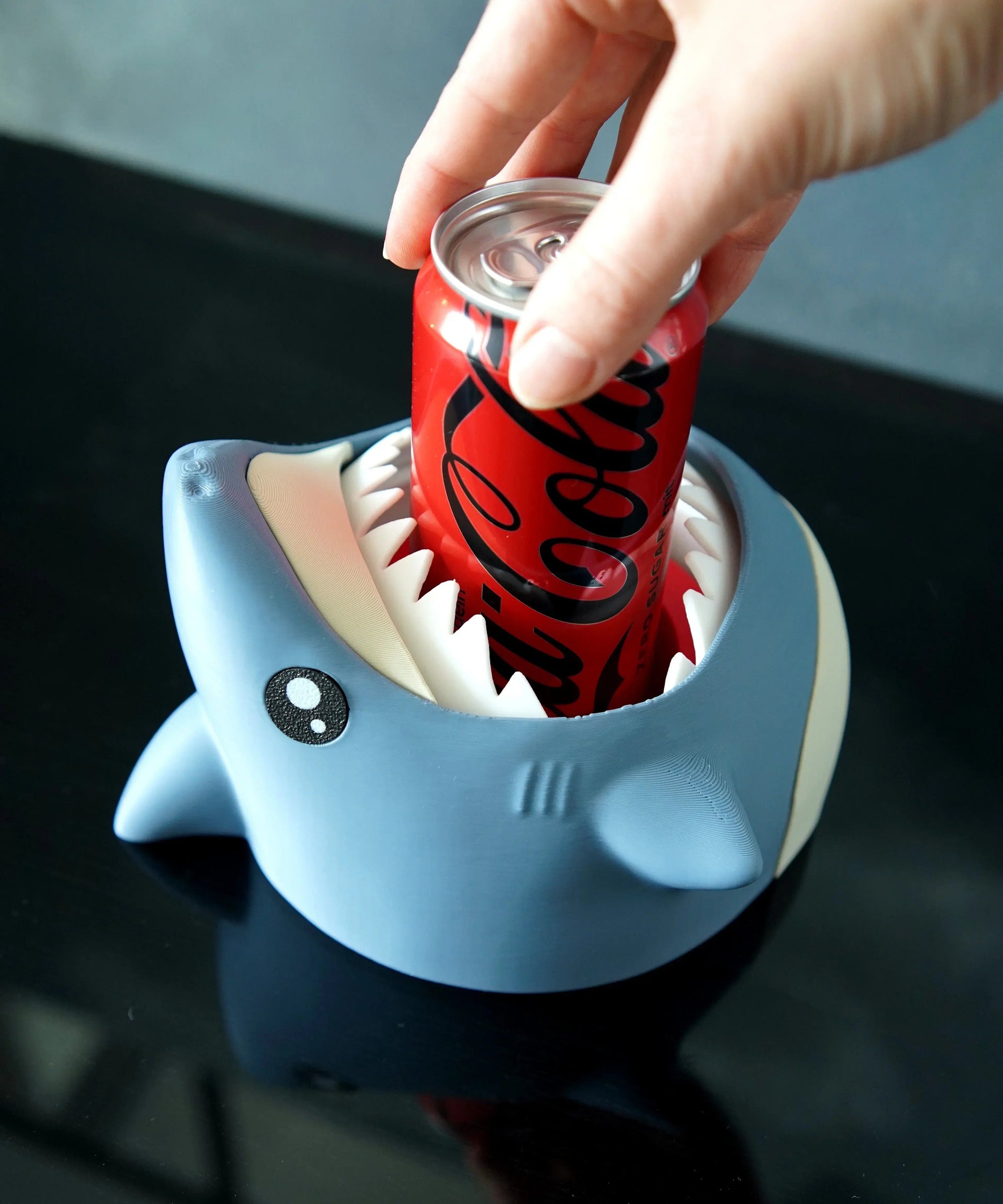 Porte-canette le Requin - Jagou Design – Créations artisanales uniques