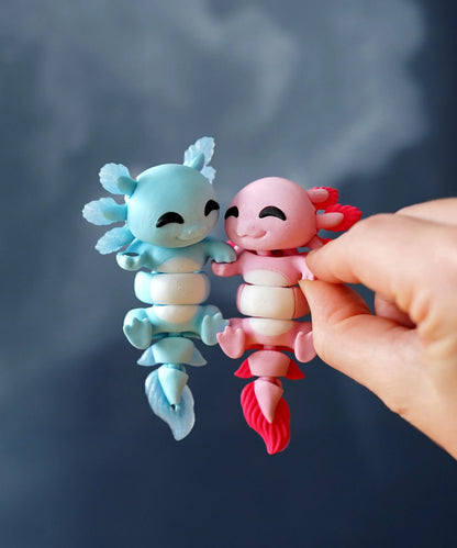 Porte-clés Axolotl - Jagou Design – Créations artisanales uniques