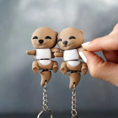 Porte-clés Bébé Loutre - Jagou Design – Créations artisanales uniques