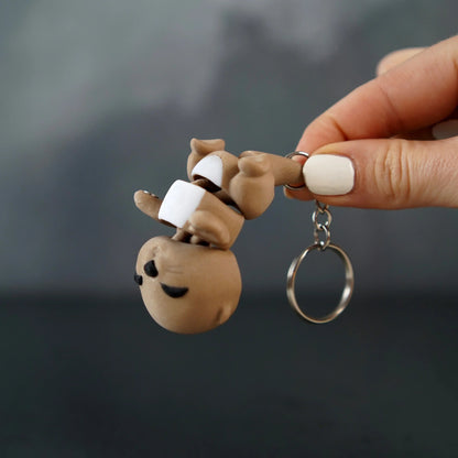 Porte-clés Bébé Loutre - Jagou Design – Créations artisanales uniques