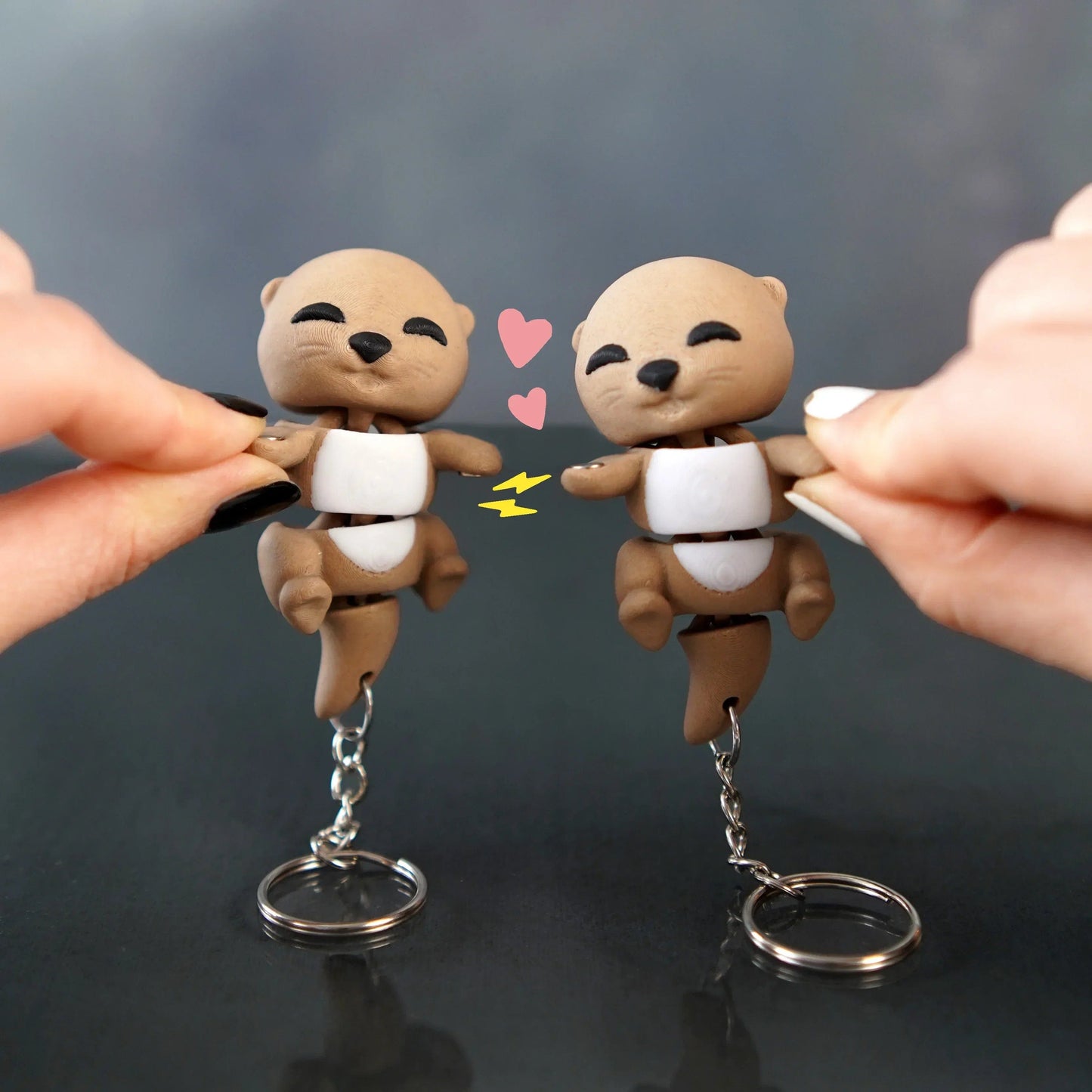 Porte-clés Bébé Loutre - Jagou Design – Créations artisanales uniques