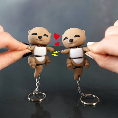 Porte-clés Bébé Loutre - Jagou Design – Créations artisanales uniques