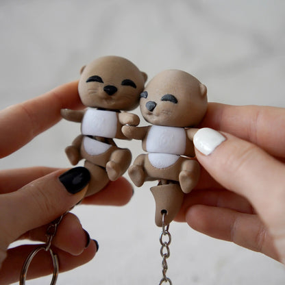 Porte-clés Bébé Loutre - Jagou Design – Créations artisanales uniques