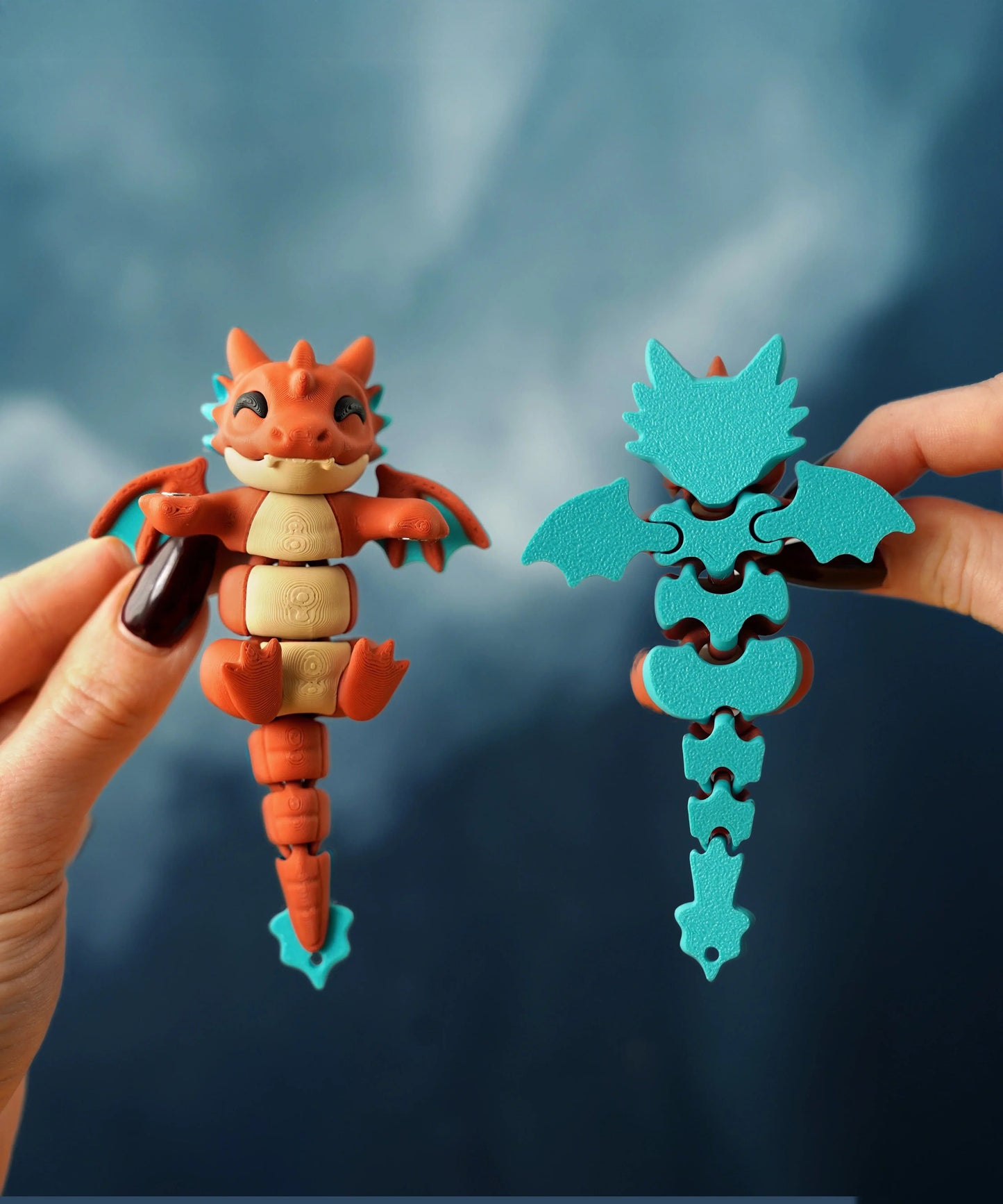 Porte-clés Dragon - Jagou Design – Créations artisanales uniques