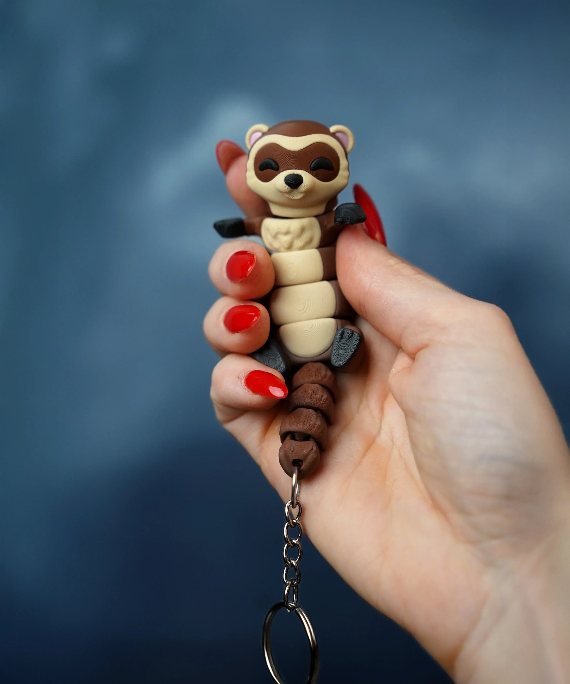 Porte-clés Furet - Jagou Design – Créations artisanales uniques