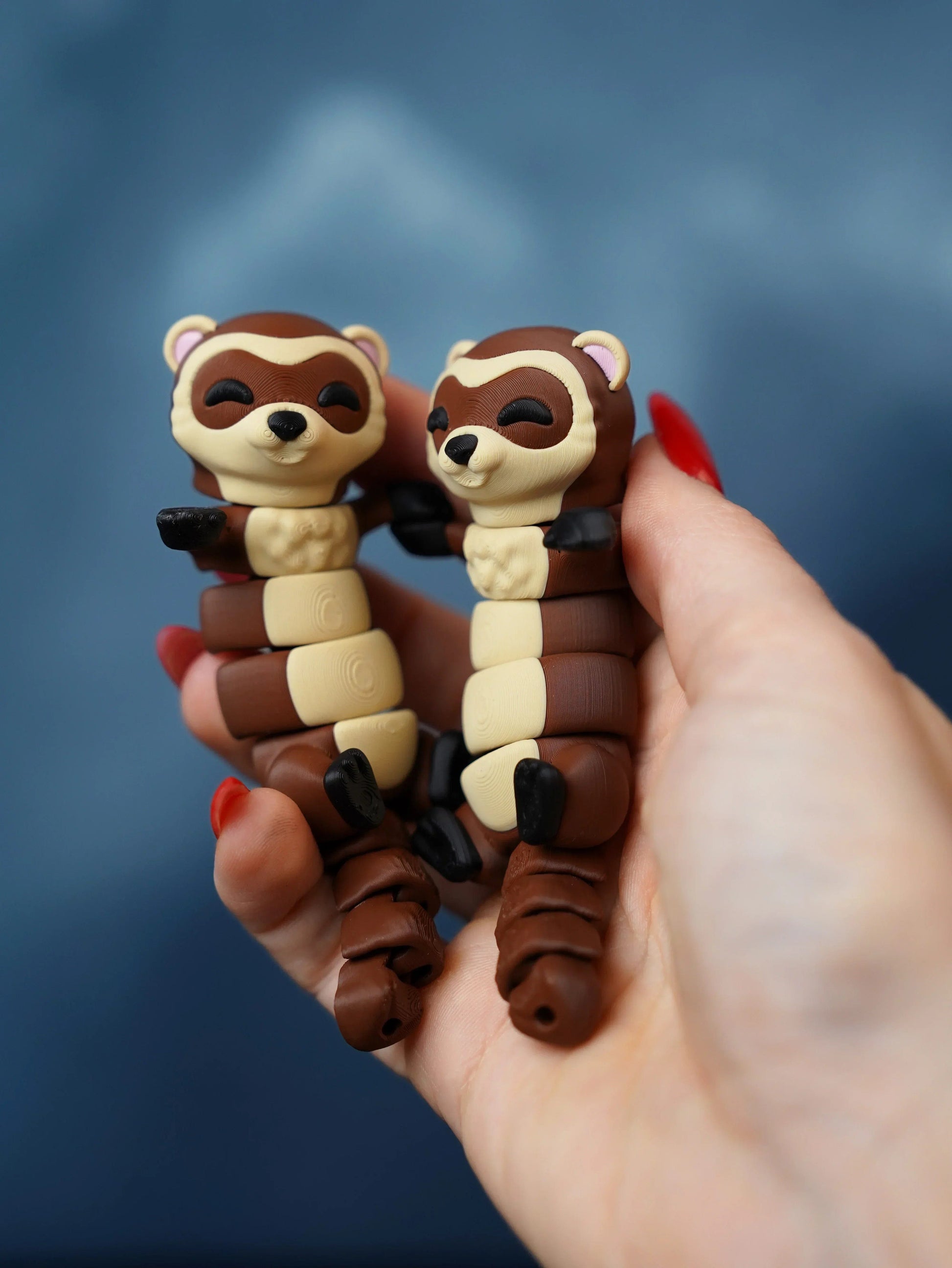 Porte-clés Furet - Jagou Design – Créations artisanales uniques
