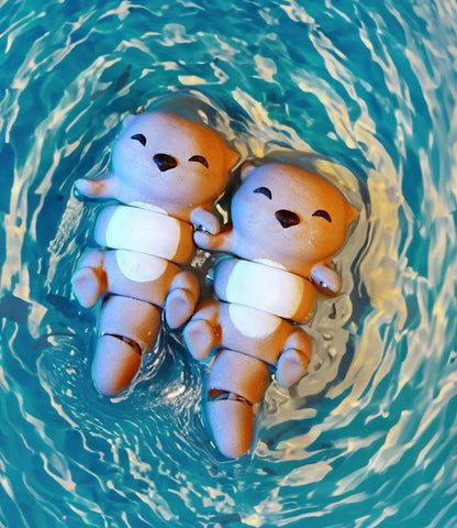 Porte-clés Loutre - Jagou Design – Créations artisanales uniques