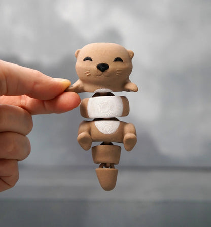 Porte-clés Loutre - Jagou Design – Créations artisanales uniques