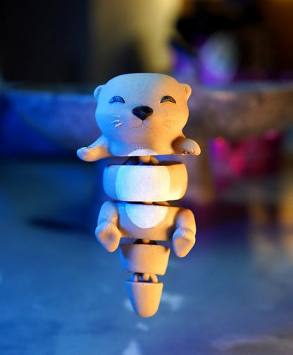 Porte-clés Loutre - Jagou Design – Créations artisanales uniques
