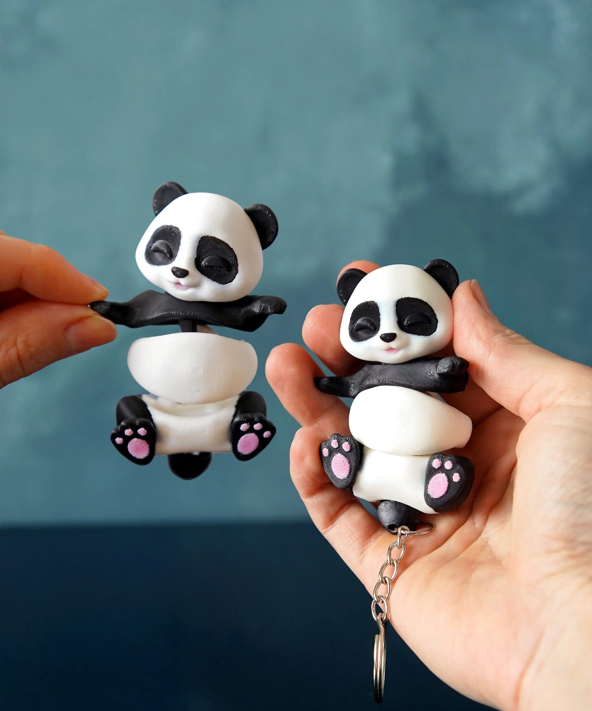Porte-clés Panda - Jagou Design – Créations artisanales uniques