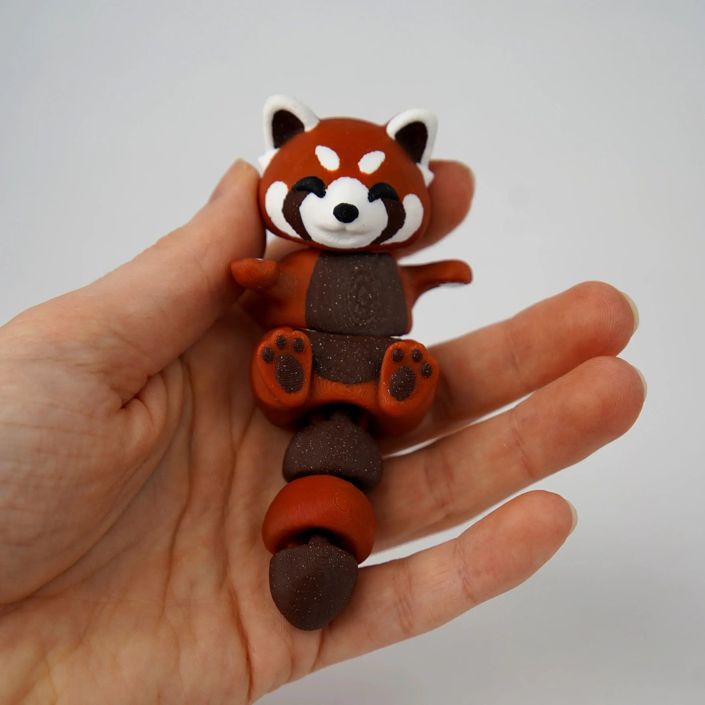 Porte-clés Panda roux - Jagou Design – Créations artisanales uniques
