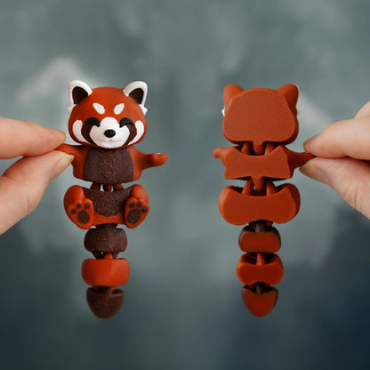 Porte-clés Panda roux - Jagou Design – Créations artisanales uniques