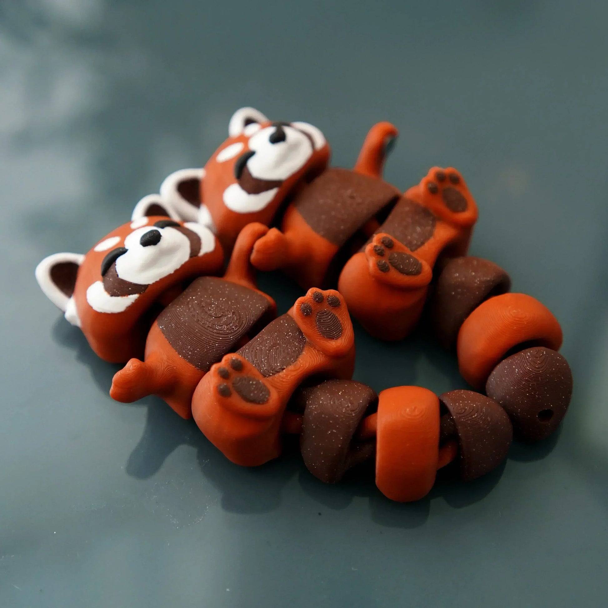 Porte-clés Panda roux - Jagou Design – Créations artisanales uniques